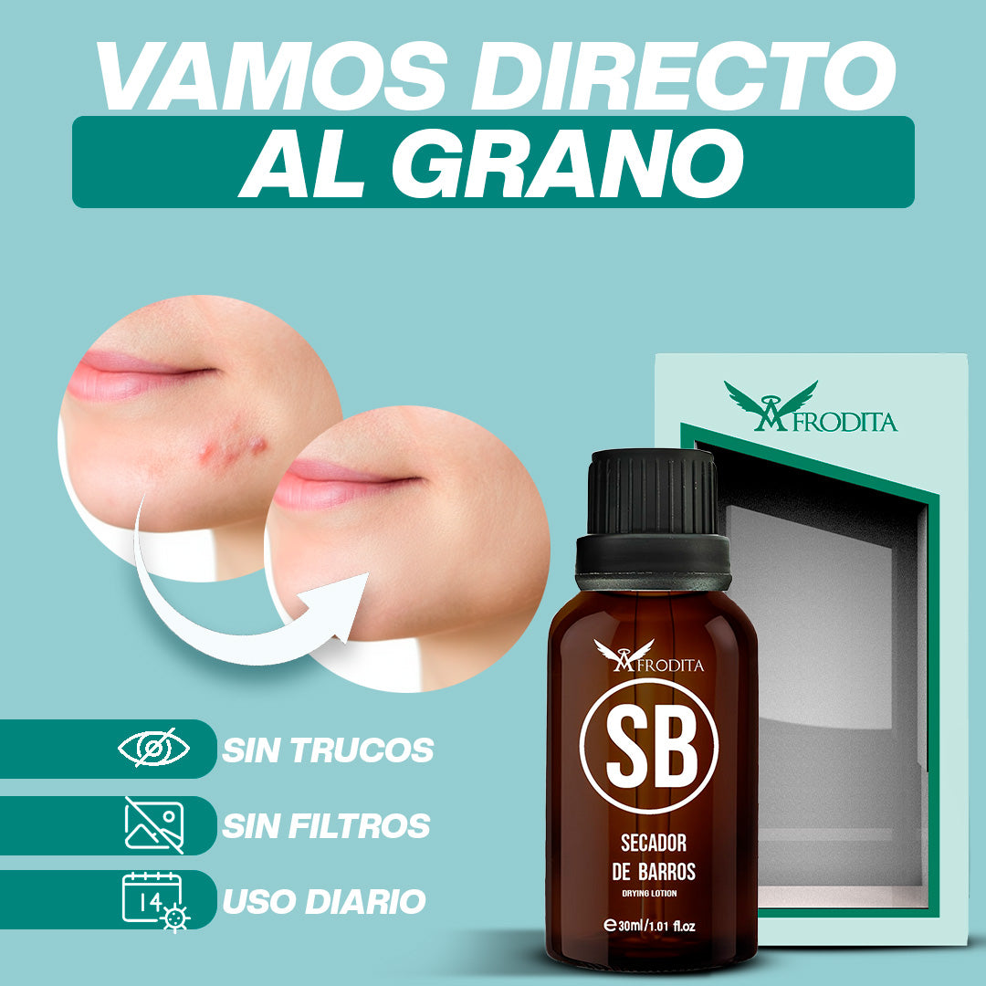 Sérum Secador de Barros | Tratamiento Anti-Acné con Zinc